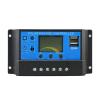Regulator ładowania solarnego 60A LCD+USB (do 25V)