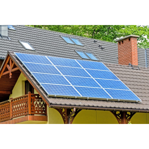 Kompletna elektrownia słoneczna 6kW + 12x550W MONO z sys montażowym na dachówkę ceramiczną lub betonową